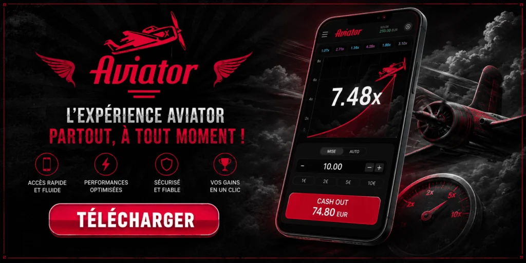 Téléchargez l'application de jeu Aviator